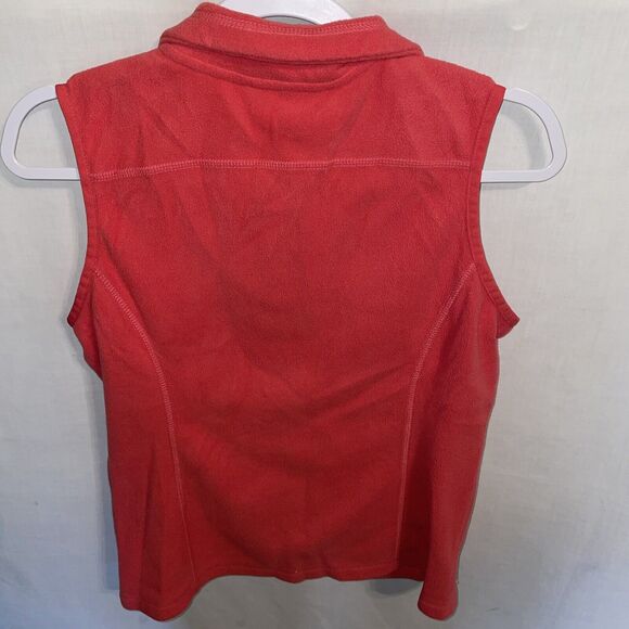 Vineyard Vines Athletic Vest Women’s Sz Small Pink Full Zip Pockets Sleeveless - Picture 8 of 12